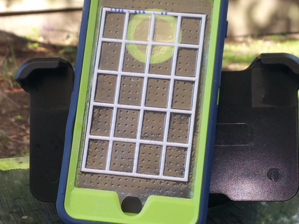 iphone case with custom molded keyguard