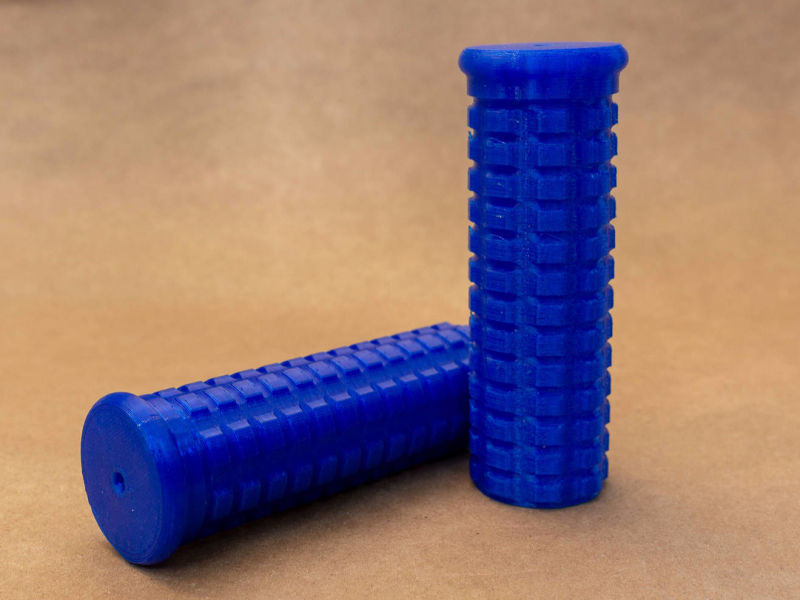 image 2 blue big grips wheelchair handle grips